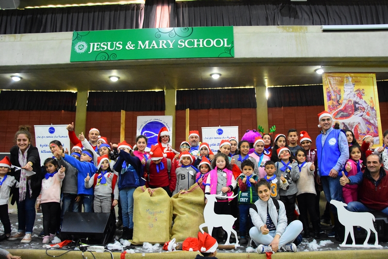 Saint Vincent de paul celebrating Christmas at Jesus & Mary school